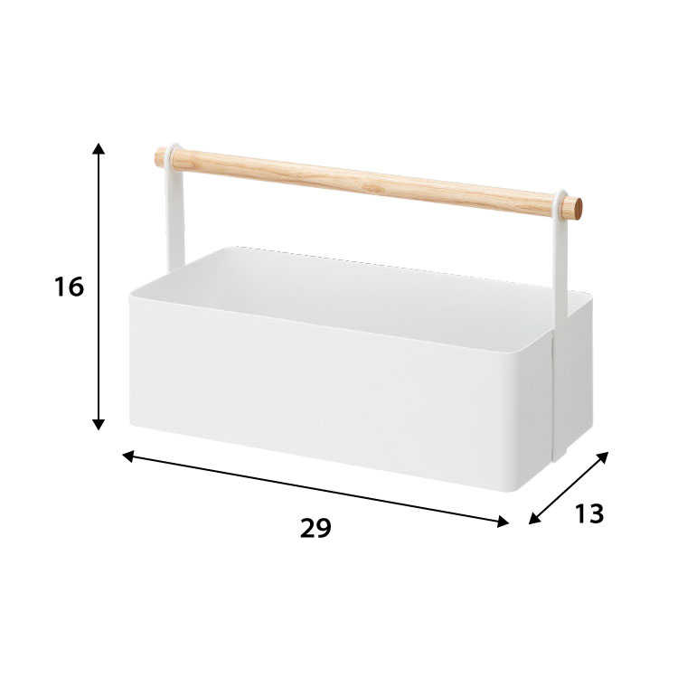 ツールボックス Ｌ トスカ 山崎実業 tosca ホワイト 2312 タワーシリーズ