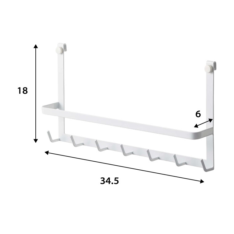 レンジフードフック タワー 山崎実業 tower ホワイト/ブラック 2476 2477 タワーシリーズ