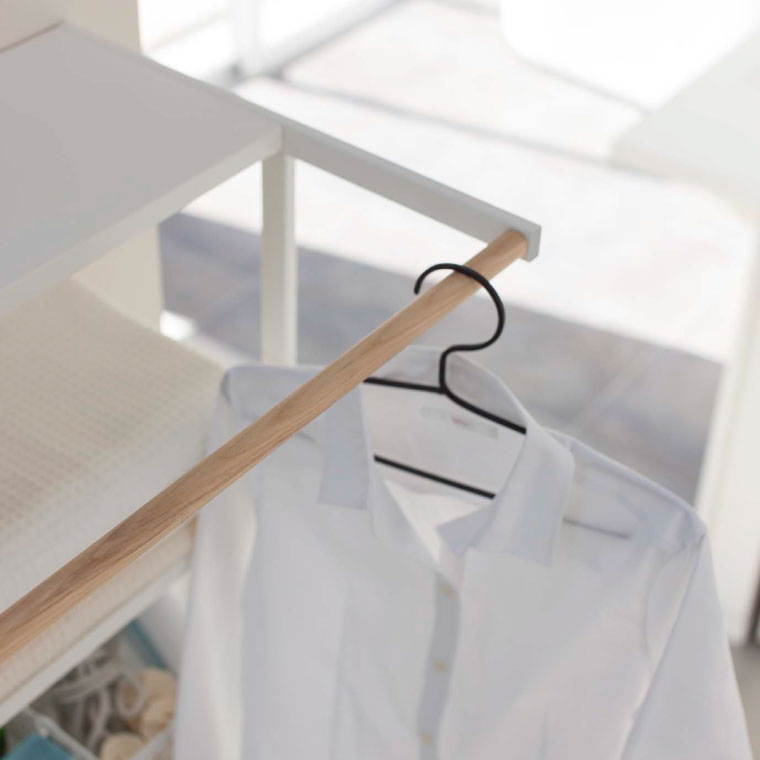 立て掛けランドリーシェルフ タワー 山崎実業 tower ホワイト/ブラック 2482 2483