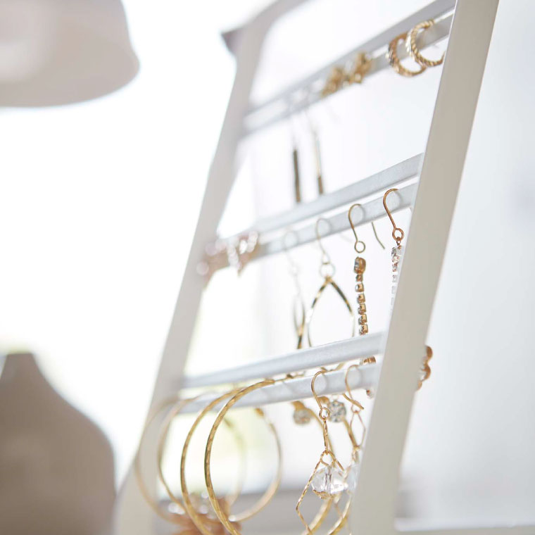 ピアススタンド タワー 山崎実業 tower ホワイト/ブラック 2490 2491 タワーシリーズ