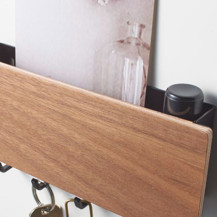 ホルダー付きマグネットキーフック リン 山崎実業 RIN リンブラウン/ナチュラル 2729 2730 タワーシリーズ マグネット