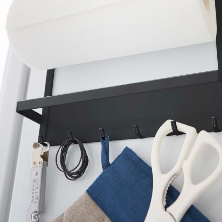 マグネット冷蔵庫サイドラック タワー 山崎実業 tower ホワイト/ブラック 2744 2745 タワーシリーズ マグネット