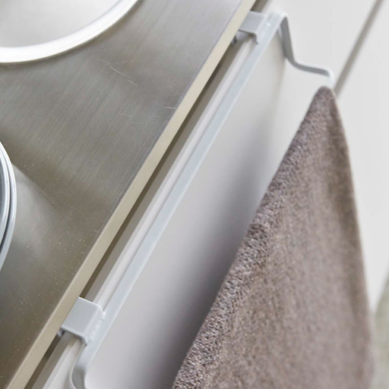 キッチンタオルハンガーワイド タワー 山崎実業 tower ホワイト/ブラック 2746 2747 タワーシリーズ