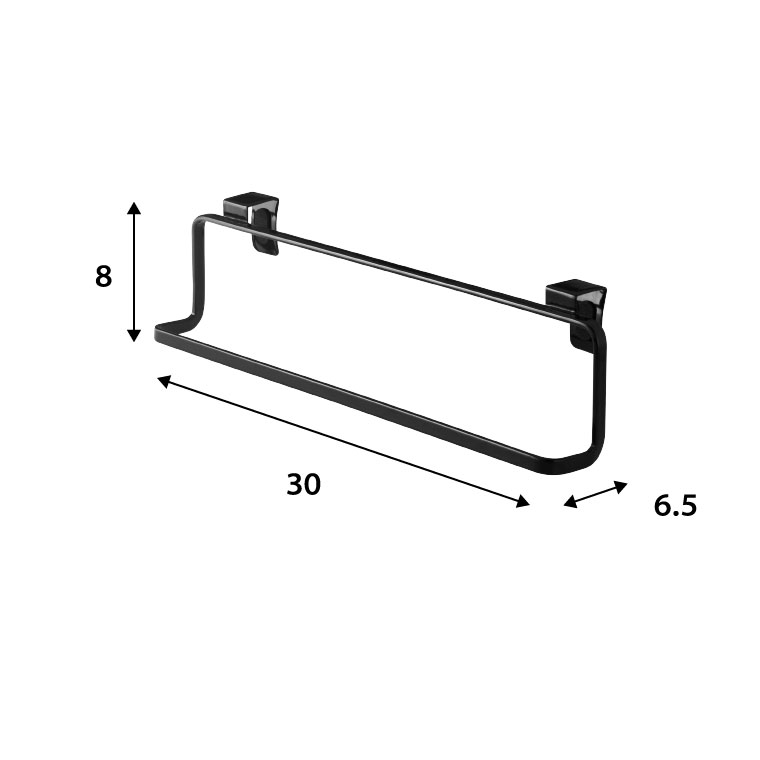 キッチンタオルハンガーワイド タワー 山崎実業 tower ホワイト/ブラック 2746 2747 タワーシリーズ