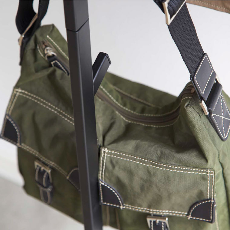 スリムコートハンガー ライン 山崎実業 LINE ホワイト/ブラック 2767 2768 タワーシリーズ