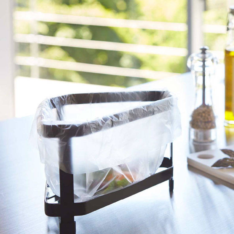 三角コーナー タワー 山崎実業 tower ゴミ箱 ホワイト/ブラック 2791 2792 タワーシリーズ