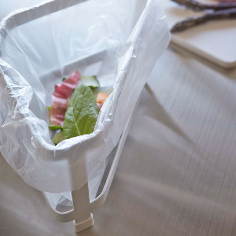 三角コーナー タワー 山崎実業 tower ゴミ箱 ホワイト/ブラック 2791 2792 タワーシリーズ