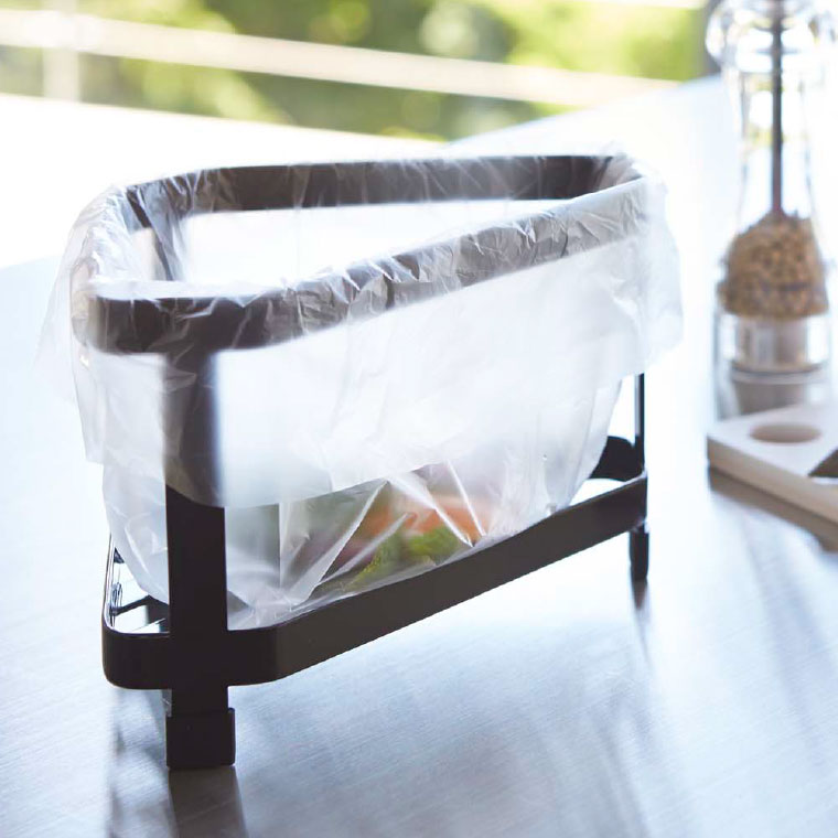 三角コーナー タワー 山崎実業 tower ゴミ箱 ホワイト/ブラック 2791 2792 タワーシリーズ