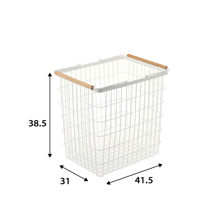 ランドリーバスケット Ｌ トスカ 山崎実業 tosca ホワイト 2810 タワーシリーズ