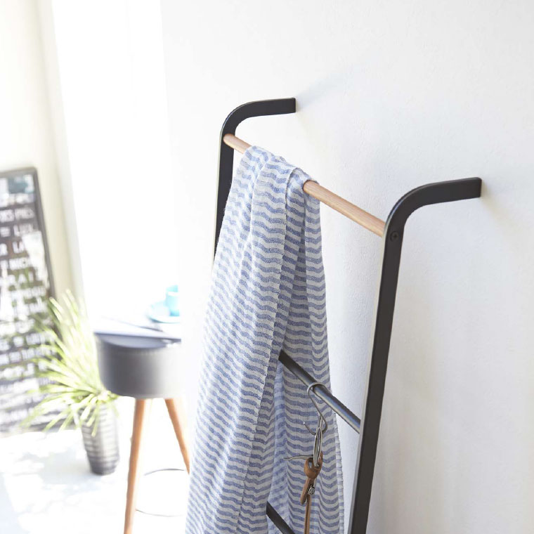 ラダーハンガー タワー 山崎実業 tower ホワイト/ブラック 2812 2813 タワーシリーズ