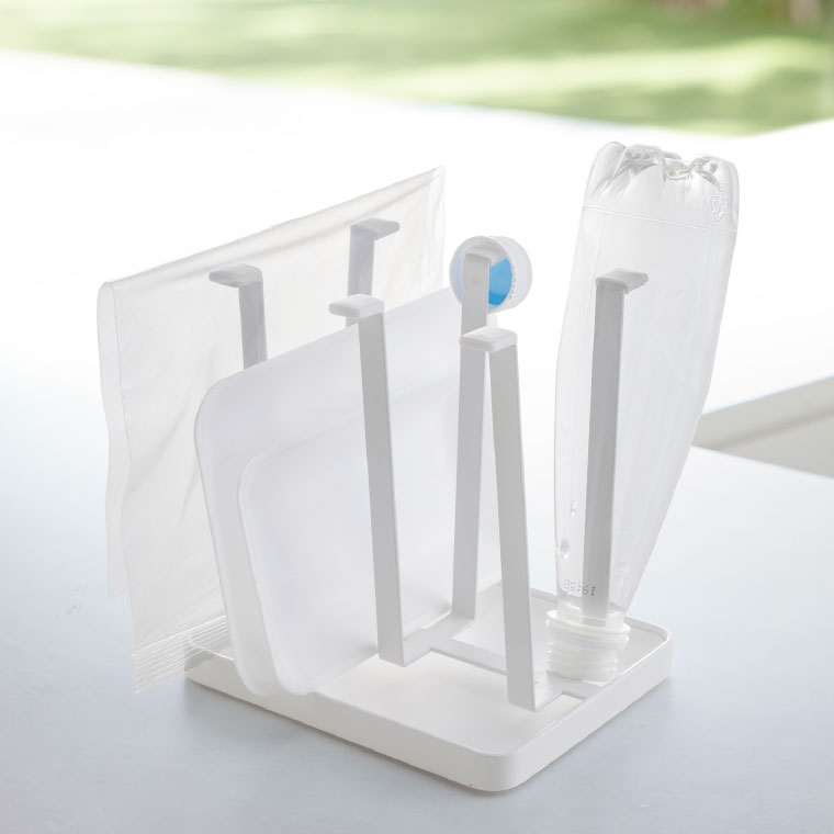 グラススタンド スリム タワー 山崎実業 tower ホワイト/ブラック 2847 2848 タワーシリーズ