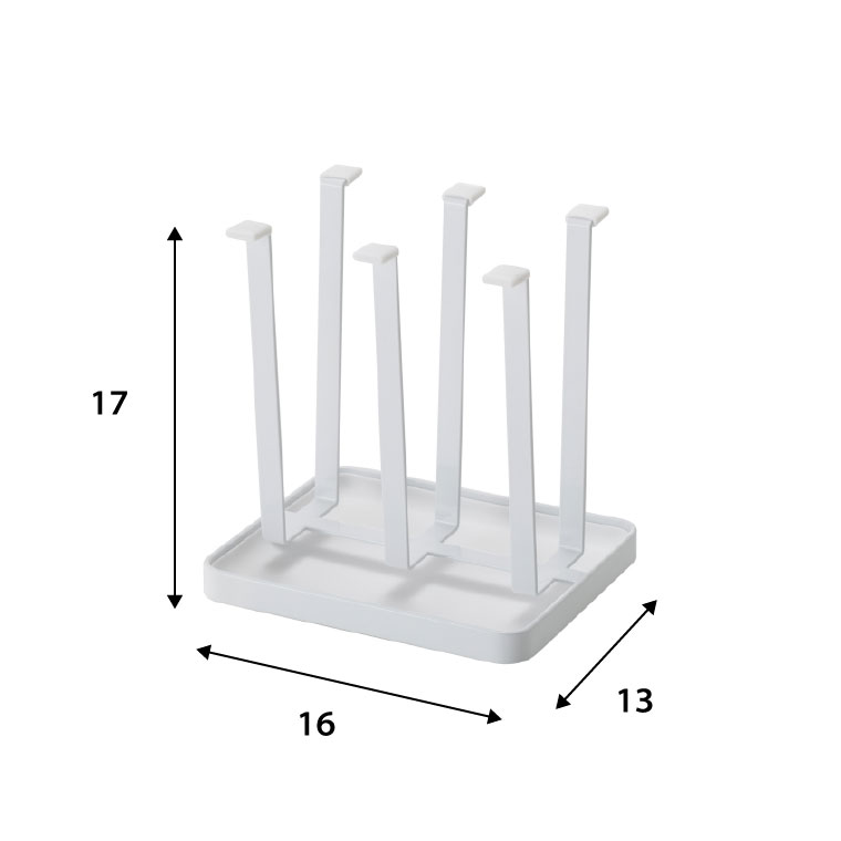 グラススタンド スリム タワー 山崎実業 tower ホワイト/ブラック 2847 2848 タワーシリーズ