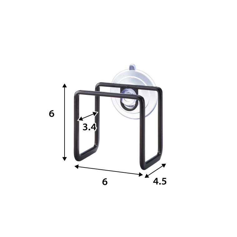 吸盤スポンジホルダー タワー 山崎実業 tower ホワイト/ブラック 2851 2852 タワーシリーズ