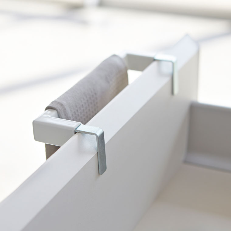 キッチンタオルハンガーバー タワー 山崎実業 tower ホワイト/ブラック 2853 2854 タワーシリーズ