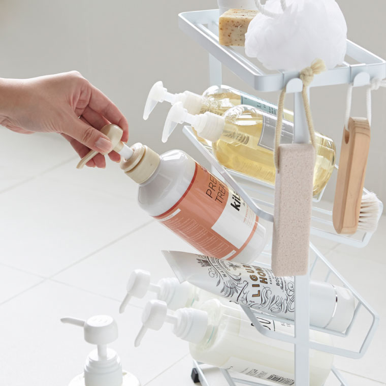 バスボトルラック タワー 山崎実業 tower ホワイト/ブラック 2909 2910 タワーシリーズ