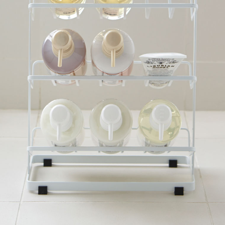 バスボトルラック タワー 山崎実業 tower ホワイト/ブラック 2909 2910 タワーシリーズ