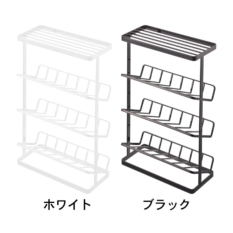 バスボトルラック タワー 山崎実業 tower ホワイト/ブラック 2909 2910 タワーシリーズ