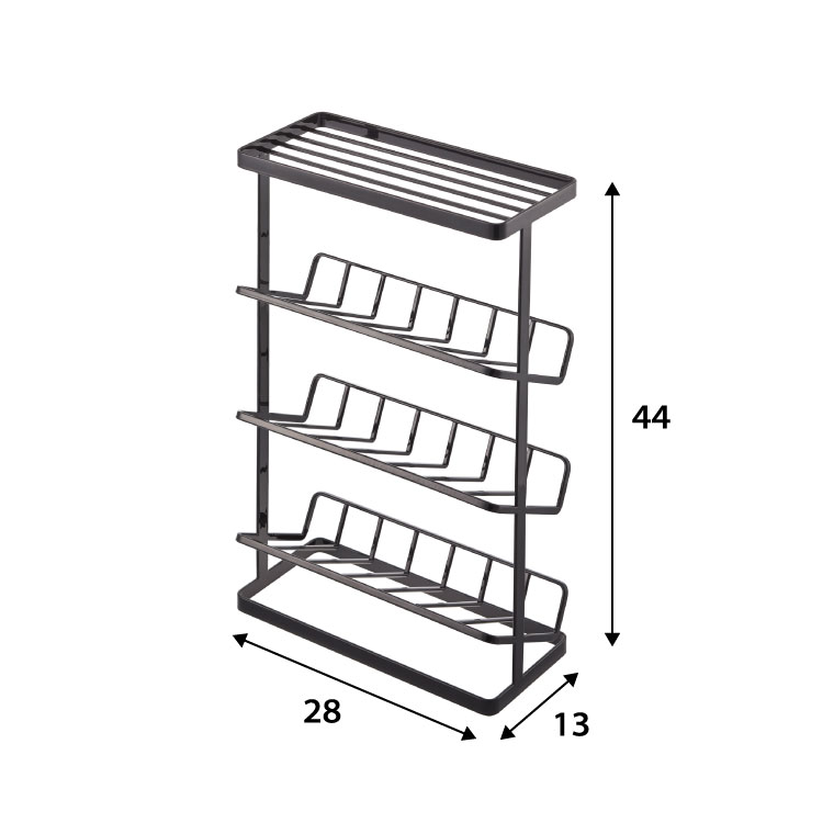 バスボトルラック タワー 山崎実業 tower ホワイト/ブラック 2909 2910 タワーシリーズ