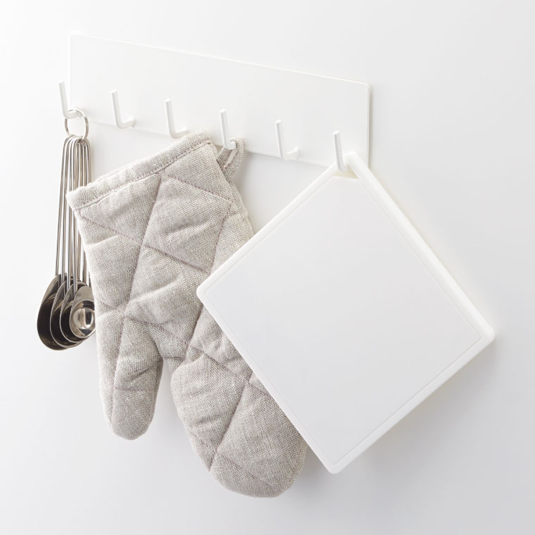 シリコン鍋敷き 角型 タワー 山崎実業 tower ホワイト/ブラック 2952 2953 タワーシリーズ