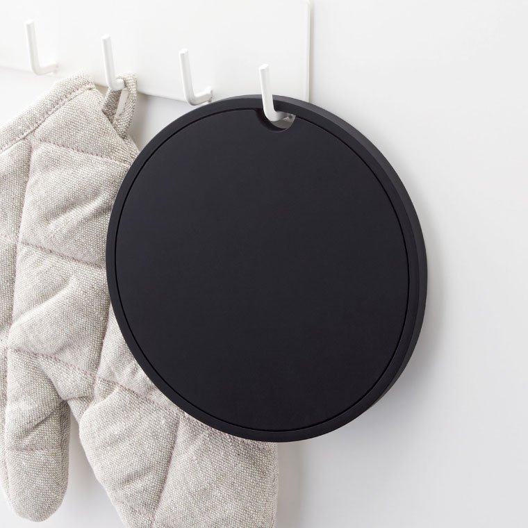 シリコン鍋敷き 角型 タワー 山崎実業 tower ホワイト/ブラック 2952 2953 タワーシリーズ