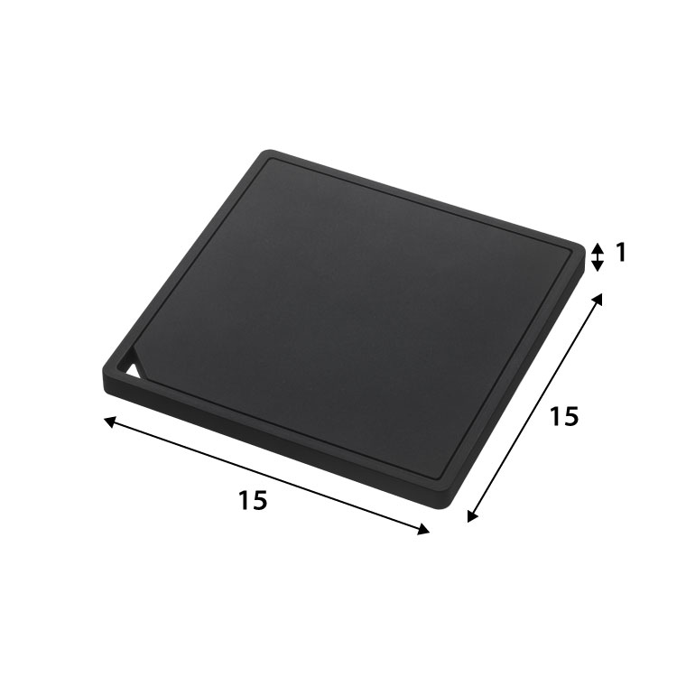 シリコン鍋敷き 角型 タワー 山崎実業 tower ホワイト/ブラック 2952 2953 タワーシリーズ