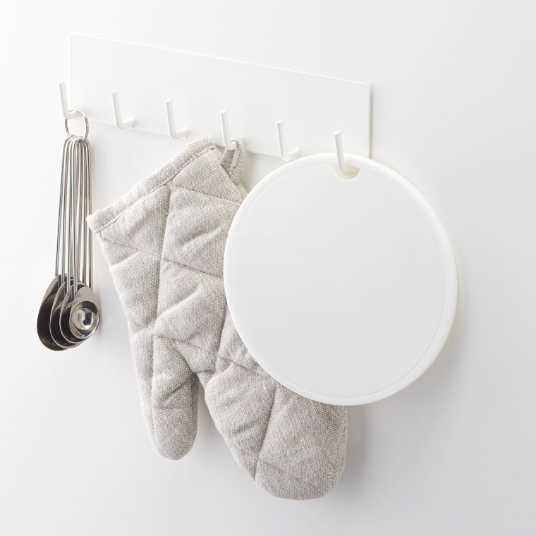 シリコン鍋敷き 丸型 タワー 山崎実業 tower ホワイト/ブラック 2954 2955 タワーシリーズ