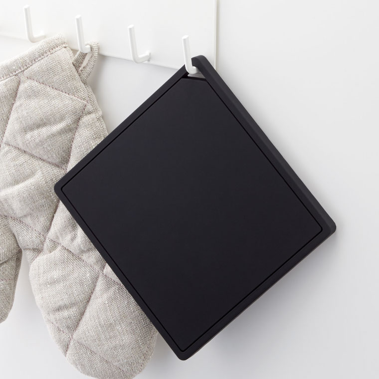 シリコン鍋敷き 丸型 タワー 山崎実業 tower ホワイト/ブラック 2954 2955 タワーシリーズ