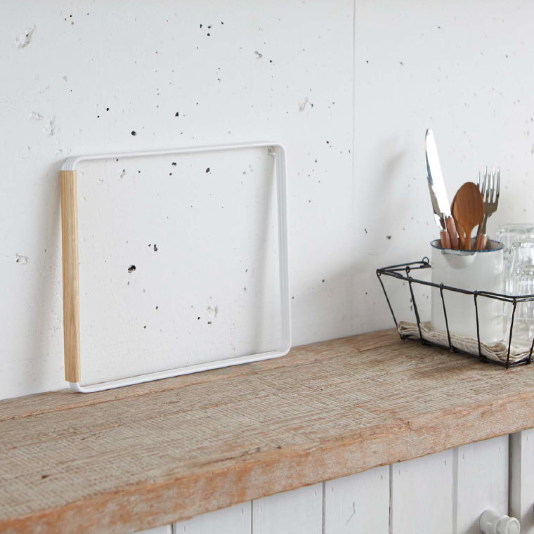 折り畳み布巾ハンガー トスカ 山崎実業 tosca 布巾 ハンガー ホワイト 2962 タワーシリーズ