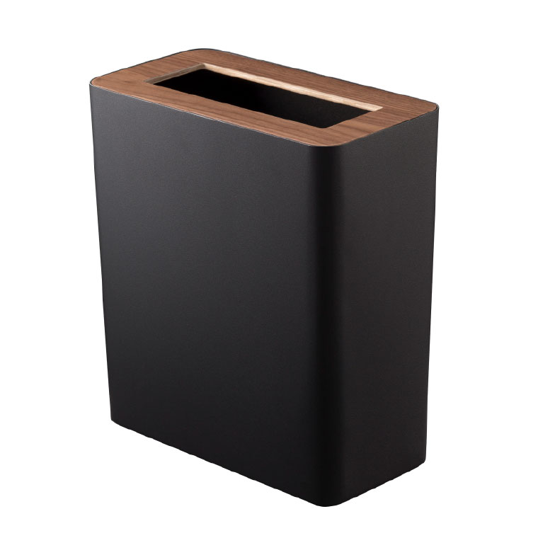 トラッシュカン角型 リン 山崎実業 RIN ブラウン/ナチュラル 3195 3196 タワーシリーズ