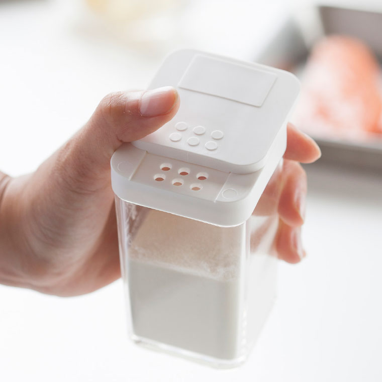 小麦粉＆スパイスボトル タワー 2個セット 山崎実業 tower ホワイト/ブラック 3234 3235 タワーシリーズ