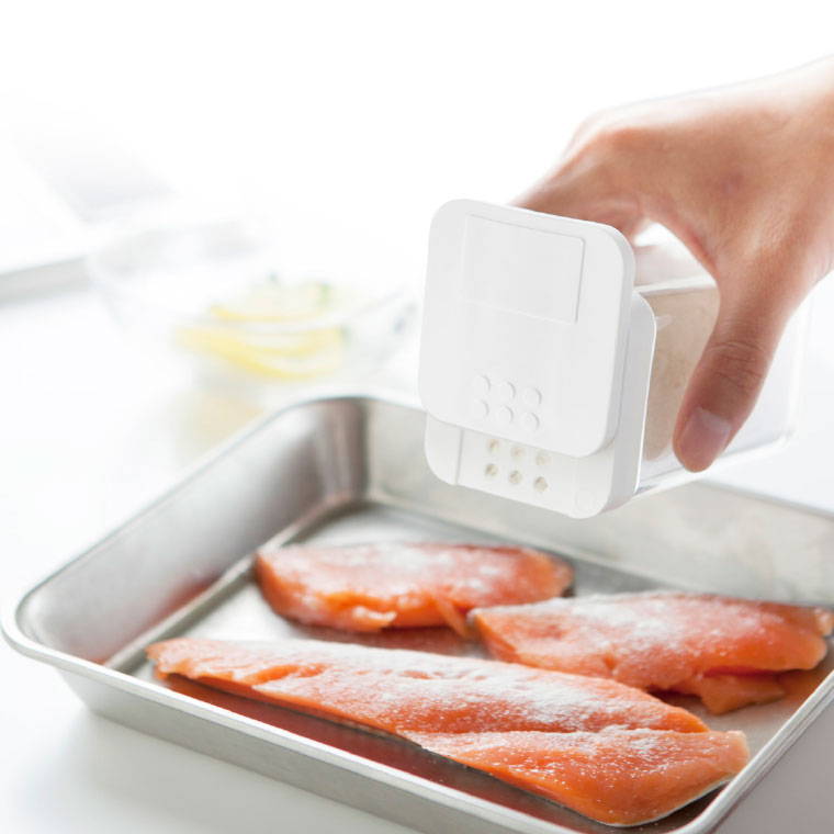 小麦粉＆スパイスボトル タワー 2個セット 山崎実業 tower ホワイト/ブラック 3234 3235 タワーシリーズ