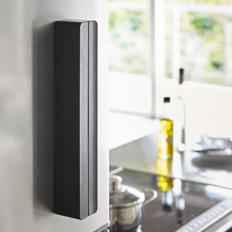 マグネットラップケース Ｌ タワー 山崎実業 tower ホワイト/ブラック 3247 3248 タワーシリーズ マグネット