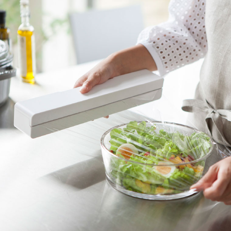 マグネットラップケース Ｌ タワー 山崎実業 tower ホワイト/ブラック 3247 3248 タワーシリーズ マグネット