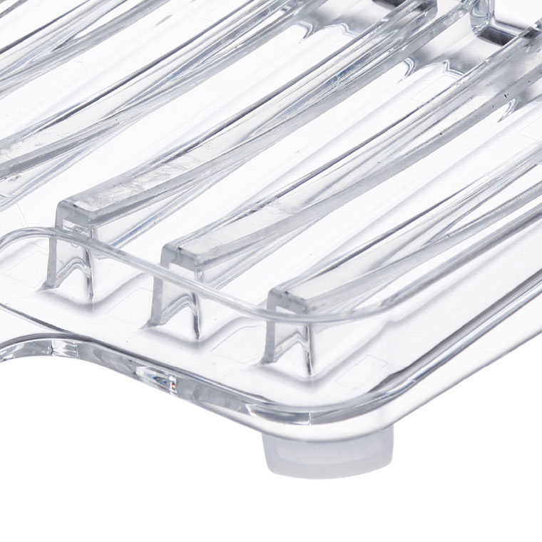 水が流れるソープトレー ヴェール 山崎実業 Veil クリア/ブラック 3250 3251 タワーシリーズ