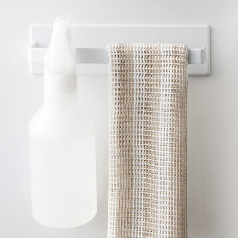 マグネットバスルームタオルハンガー タワー 山崎実業 tower ホワイト/ブラック 3267 3268タワーシリーズ マグネット