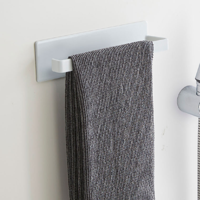 マグネットバスルームタオルハンガー タワー 山崎実業 tower ホワイト/ブラック 3267 3268タワーシリーズ マグネット