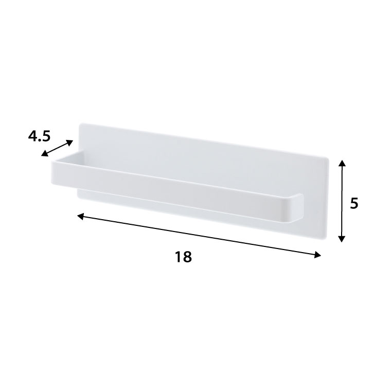 マグネットバスルームタオルハンガー タワー 山崎実業 tower ホワイト/ブラック 3267 3268タワーシリーズ マグネット