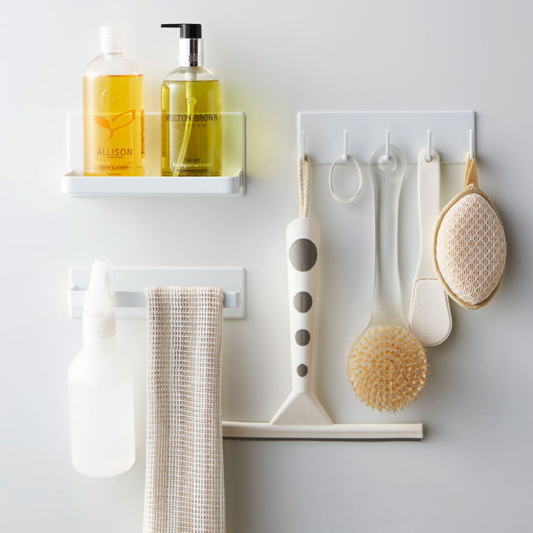 マグネットバスルームラック タワー 山崎実業 tower ホワイト/ブラック 3269 3270 タワーシリーズ マグネット