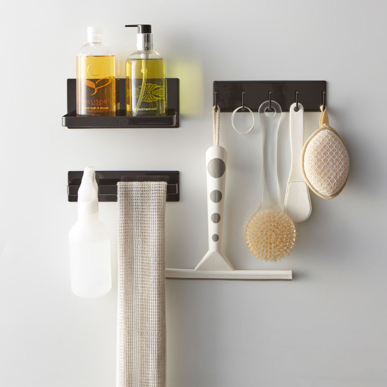 マグネットバスルームフック タワー 山崎実業 tower ホワイト/ブラック 3271 3272 タワーシリーズ マグネット