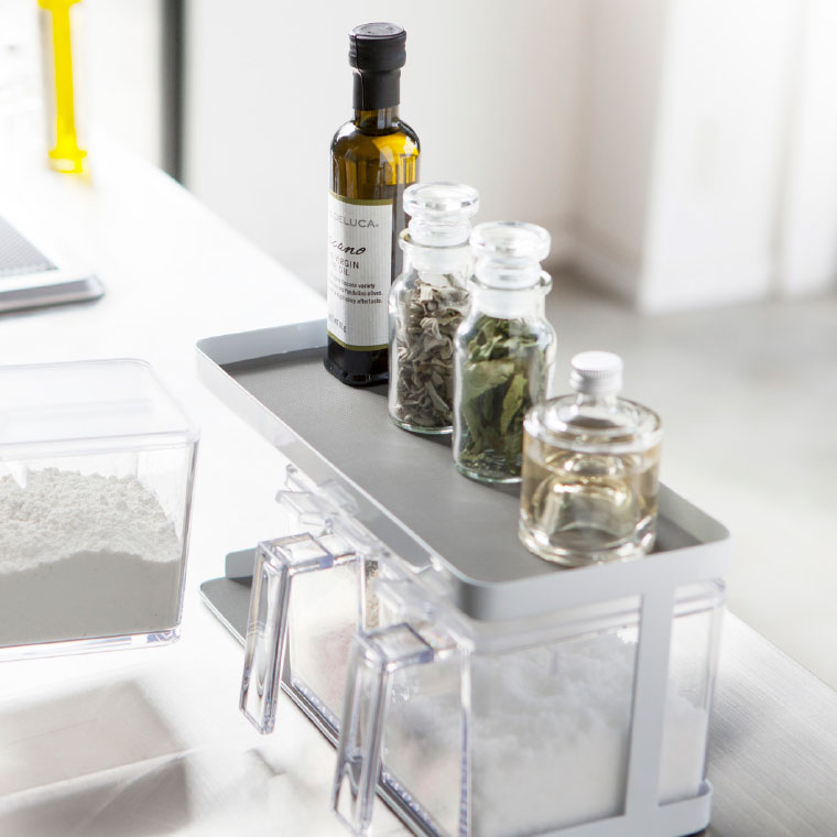 調味料ストッカーラック ワイド タワー 山崎実業 tower 3278 タワーシリーズ