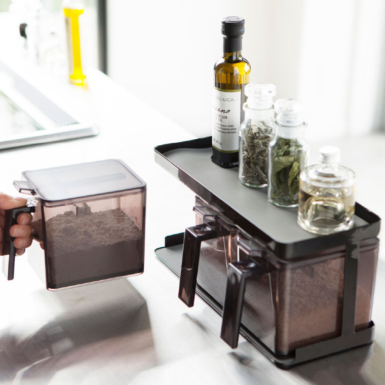 調味料ストッカーラック ワイド タワー 山崎実業 tower 3278 タワーシリーズ