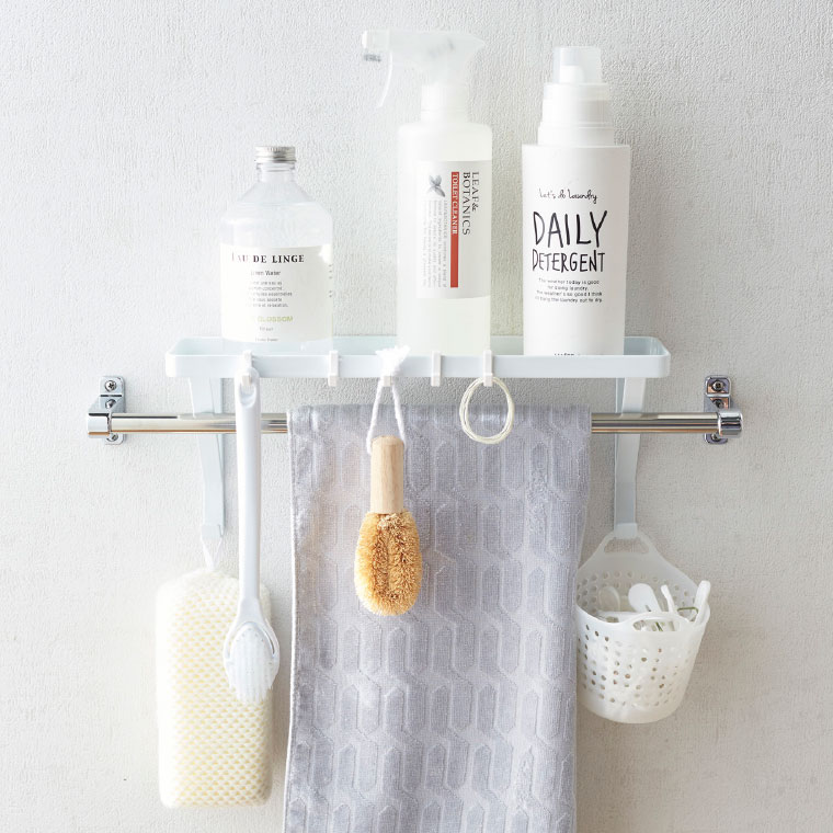 タオル掛け上ラック タワー 山崎実業 tower ホワイト/ブラック 3291 3292 タワーシリーズ