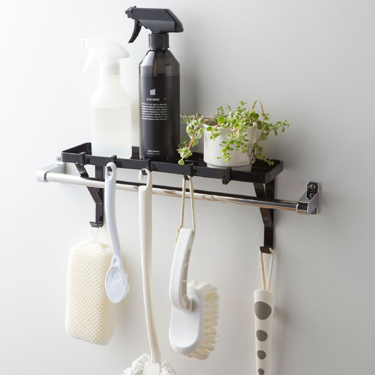 タオル掛け上ラック タワー 山崎実業 tower ホワイト/ブラック 3291 3292 タワーシリーズ