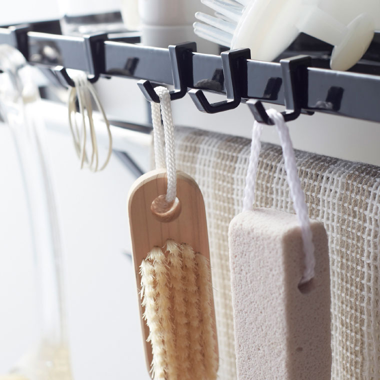 タオル掛け上ラック タワー 山崎実業 tower ホワイト/ブラック 3291 3292 タワーシリーズ