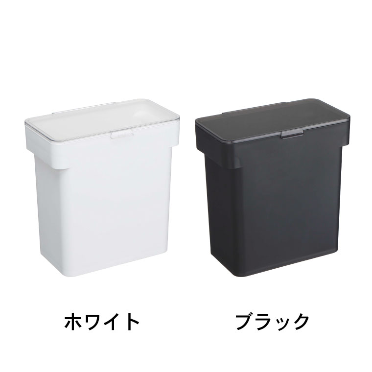 密閉 袋ごと米びつ ５ｋｇ 計量カップ付 タワー 山崎実業 tower ＷＨ/ブラック 3375 3376 タワーシリーズ