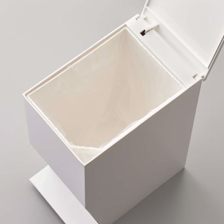 ペダル式トイレポット タワー 山崎実業 tower ゴミ箱 ホワイト/ブラック 3385 3386 タワーシリーズ