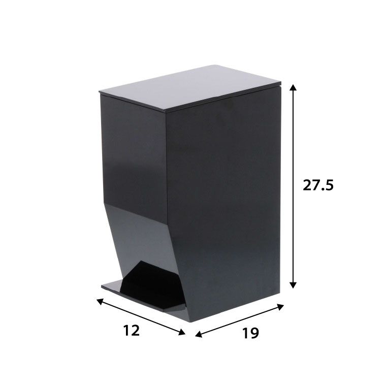 ペダル式トイレポット タワー 山崎実業 tower ゴミ箱 ホワイト/ブラック 3385 3386 タワーシリーズ