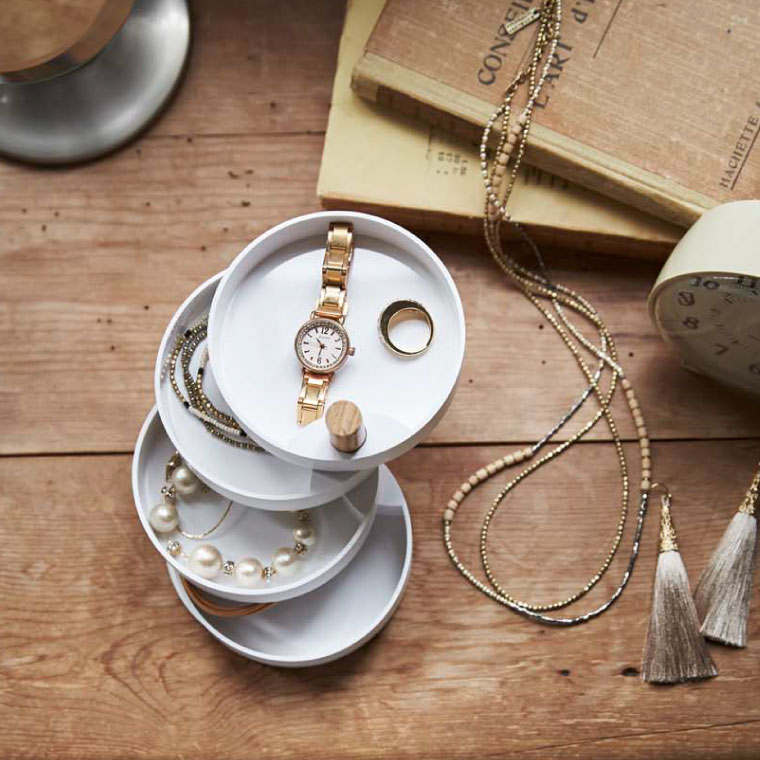 アクセサリートレー トスカ 山崎実業 tosca ホワイト 3408 タワーシリーズ