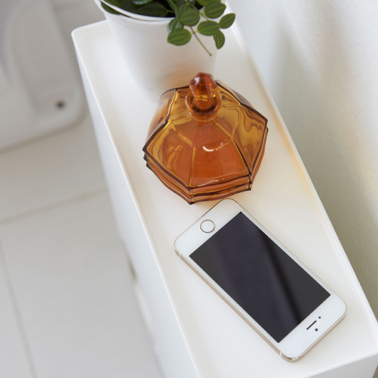 トイレットペーパーストッカー タワー 山崎実業 tower ホワイト/ブラック 3455 3456 タワーシリーズ