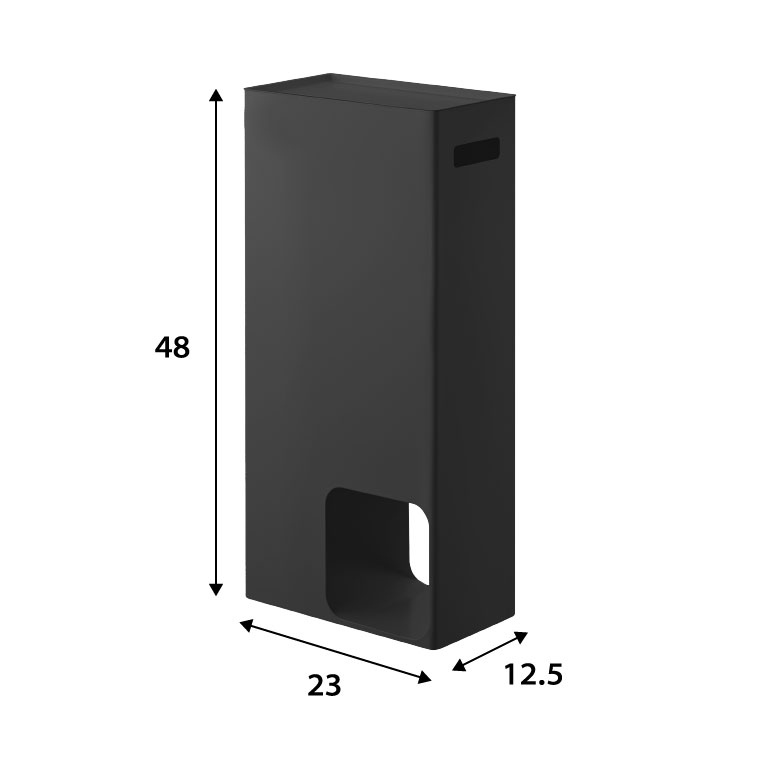 トイレットペーパーストッカー タワー 山崎実業 tower ホワイト/ブラック 3455 3456 タワーシリーズ